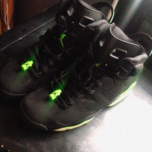 Jordan Black and Lime Sneakers Learn All About the Lime Green Jordan 6 | eBay main image 3